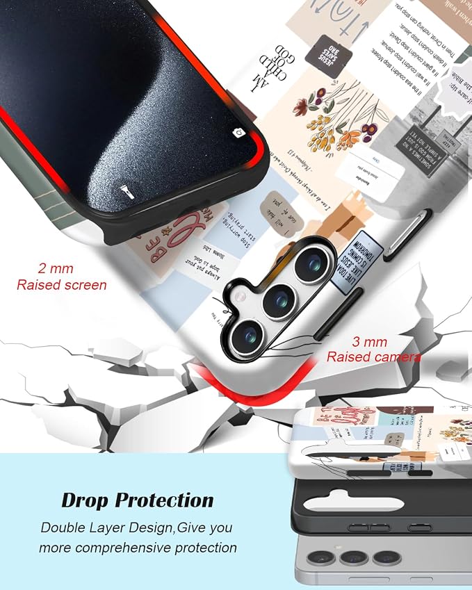 Compatible for Samsung Galaxy S26 Ultra 5G Case, Dual Layer Heavy Duty 2 in 1 - Image 3