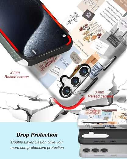 Compatible for Samsung Galaxy S26 Ultra 5G Case, Dual Layer Heavy Duty 2 in 1 - Image 3