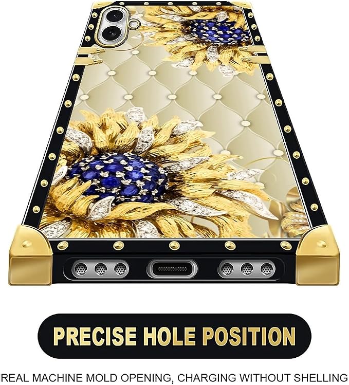 for iPhone 17 Case Luxury Golden Decoration - Image 5