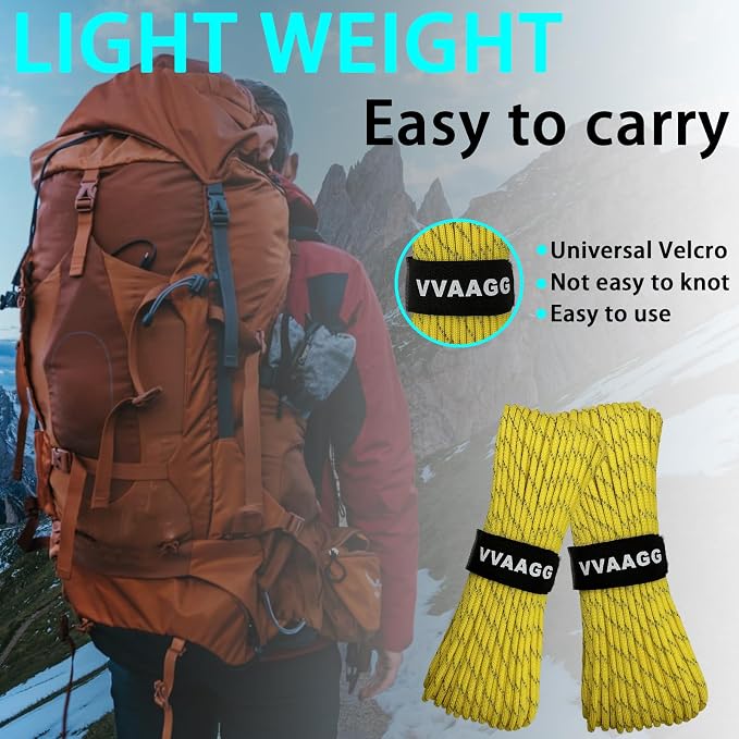 VVAAGG Reflective Paracord Rope 100FT, 7 Strand Nylon para Cord Lanyard Utility - Image 6