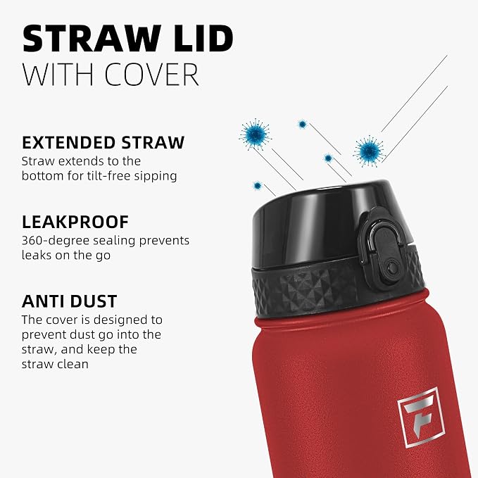 Fanhaw 20 oz Insulated Stainless Steel Water Bottle - Image 4