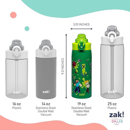 Zak Designs Minecraft Sage Kids Water Bottle - Image 10
