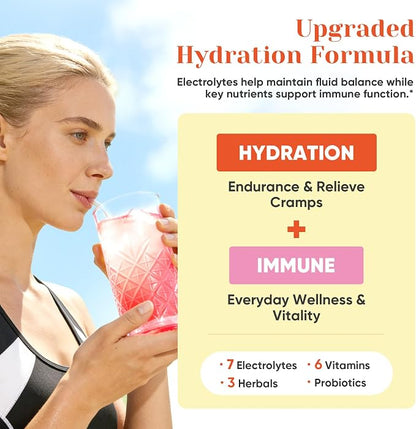 Venture Pal 2-in-1 Hydration + Immune Electrolytes Powder Packets - Image 2