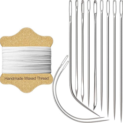 VONEEDL Upholstery Repair Kit: Waxed Sewing Thread & Heavy Duty Needles by VONEEDL