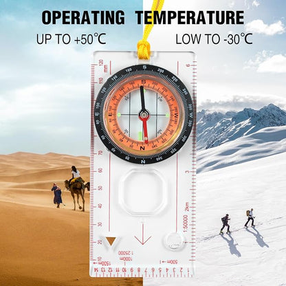 Eyeskey Multifunctional Military Sighting Navigation Compass - Image 6