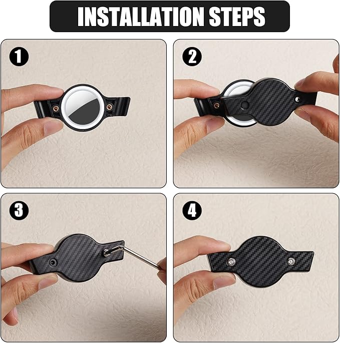 Hidden Airtag Mount for Bike, GPS Tracker Under Seat Waterproof, Bicycle - Image 4