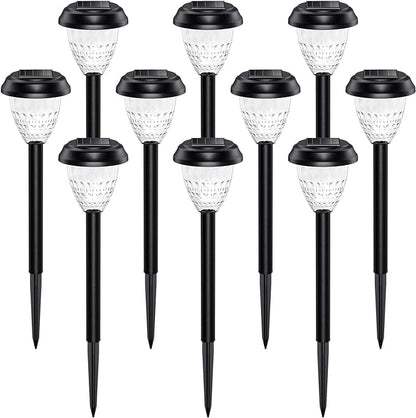 URAGO Super Bright Solar Lights Outdoor Waterproof-10 Pack, Dusk to Dawn Up to - Image 2