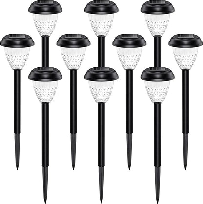 URAGO Super Bright Solar Lights Outdoor Waterproof-10 Pack, Dusk to Dawn Up to - Image 2