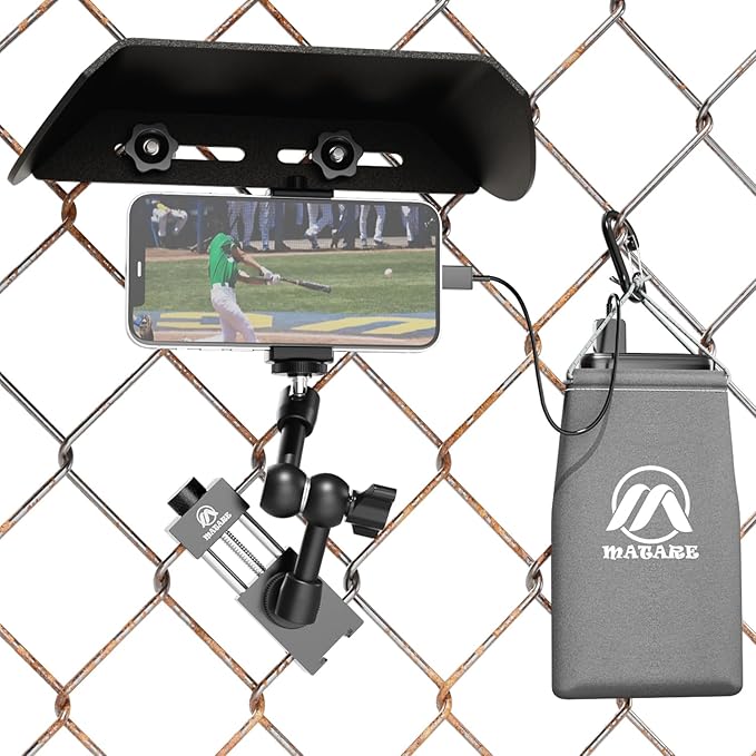 Cell Phone Fence Mount with Shade by Matare