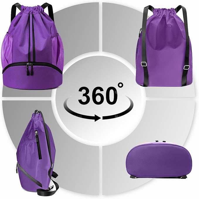 Hoedia Sports Drawstring Backpack - Image 7