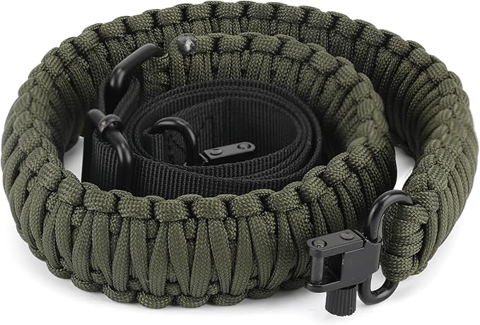 Double Braide 550LB Shotgun Sling 2 Point Paracord Rifle Sling, Non-Slip by FlipfitHoslimar