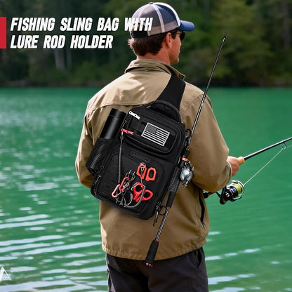 Fishing Sling Bag, Fishing Bag - Image 6