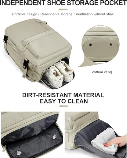 WONHOX Large Travel Backpack Carry on Flight Approved Laptop Work Business - Image 6