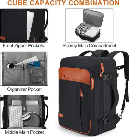 Lumesner Carry on Travel Backpacks, Extra Large 40L Flight Approved Bag - Image 6