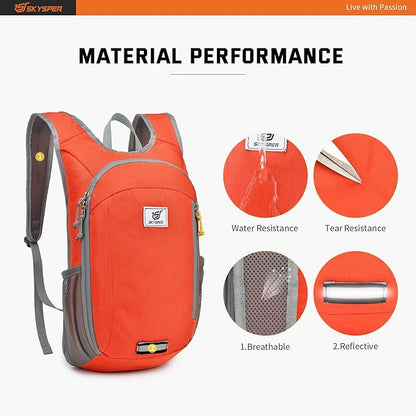 SKYSPER Small Daypack 10L Hiking Backpack Packable Lightweight Travel Day Pack - Image 4