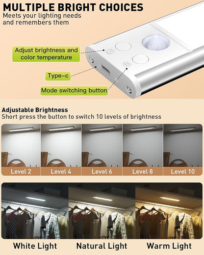 SZOKLED Motion Sensor Light Indoor, Closet Lights Rechargeable Battery Operated - Image 5