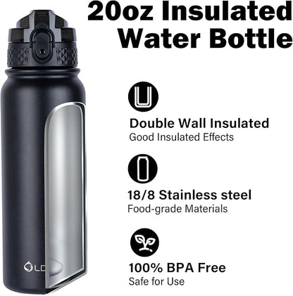 Oldley Insulated Water Bottle 20oz Water Bottles - Image 4