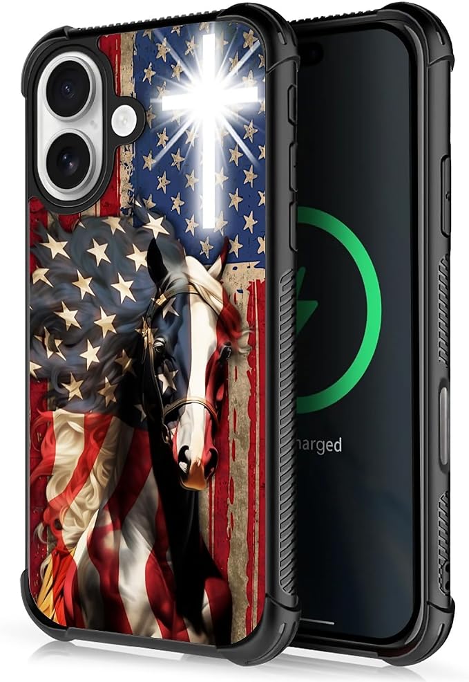 for iPhone 17 Case, for MagSafe Graphic Design for Girl Boy Soft Silicone Hard by FKBRCL4U