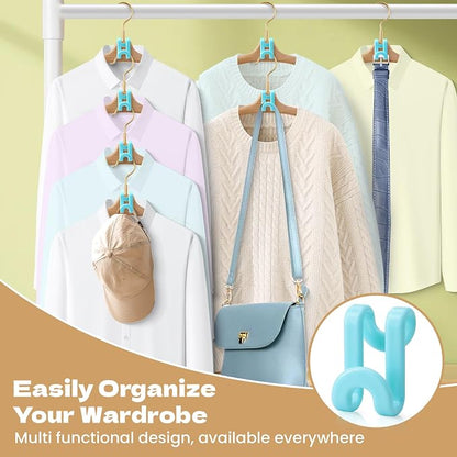 Mlici Hangers Hooks Space Saver, 60 Pack Clothes Connector Hooks, Clothes - Image 6