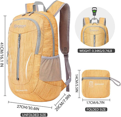 ZOMAKE 25L Ultra Lightweight Packable Backpack, Foldable Hiking Backpacks Water - Image 2