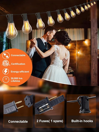 DAMAING 200FT LED Outdoor String Lights - Image 2