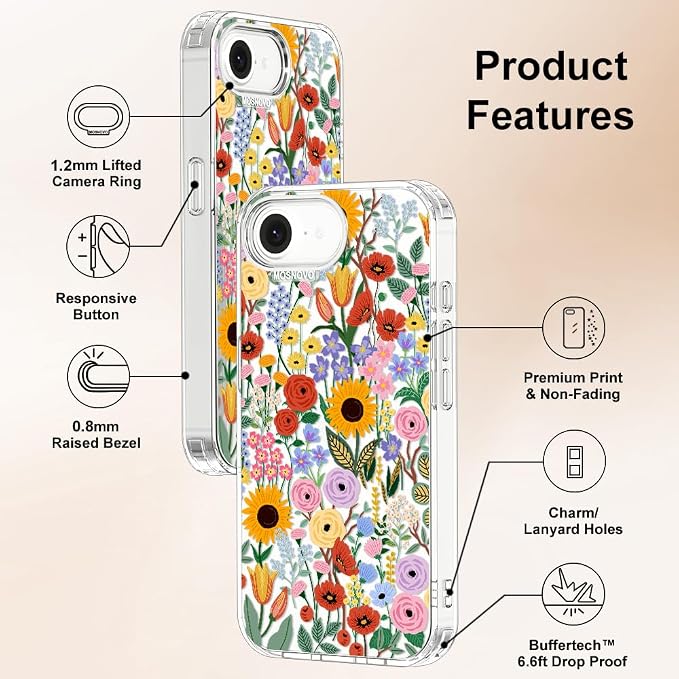 MOSNOVO for iPhone 17e Case/iPhone 16e Case, Shockproof Military-Grade - Image 6