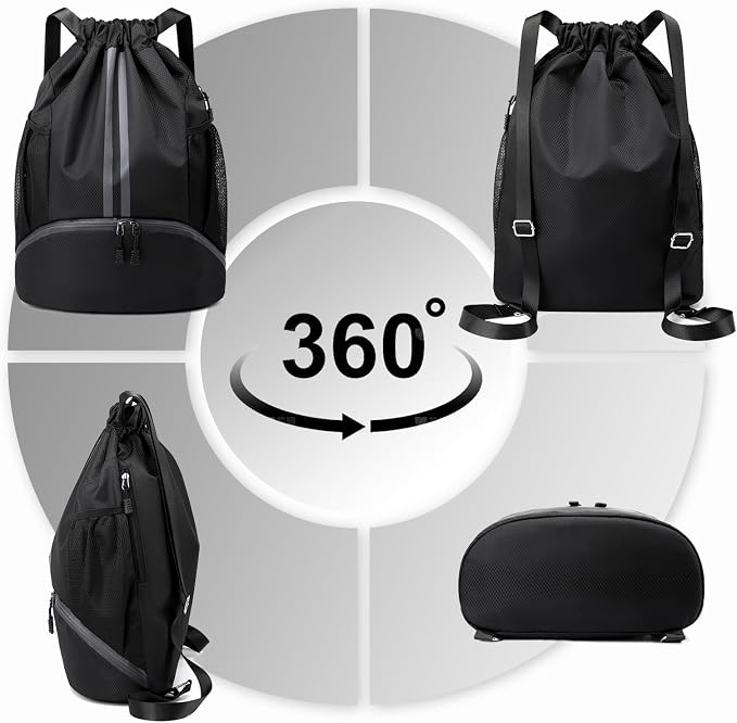 Hoedia Sports Drawstring Backpack - Image 7