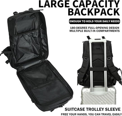 Military Tactical Backpack 45L/25L 3 Day Assault Pack Molle Daypack Hiking - Image 5