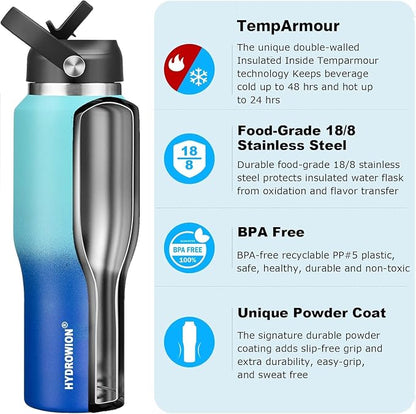 40 oz Insulated Water Bottle - Image 2