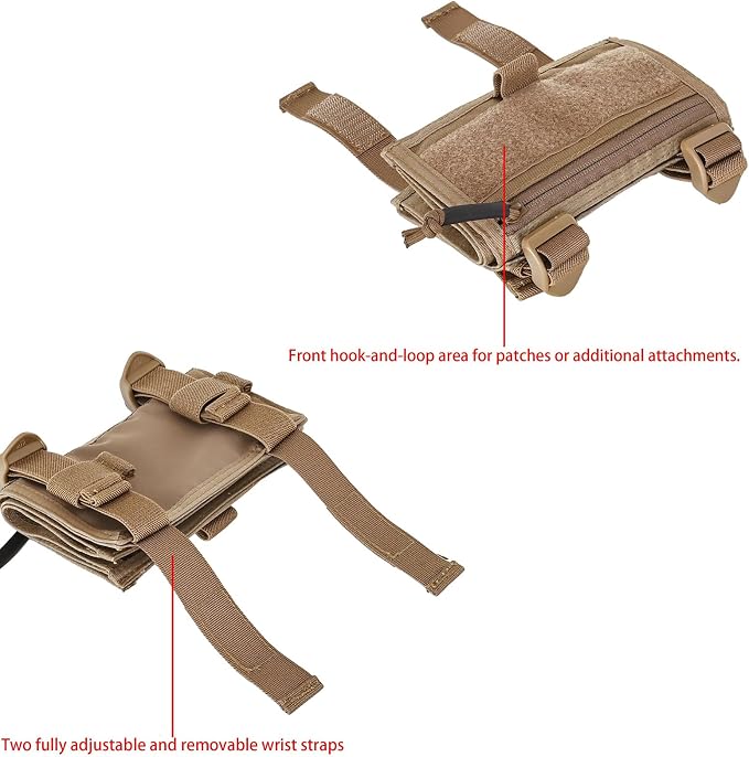 Tactical Arm Sleeve Map Pouch Case Documets Holder Wrist Case Wrist Map Holder - Image 6