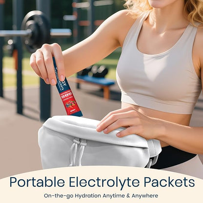 Electrolytes Powder Packets Sugar Free Hydration Packets, 7 Flavors Liquid - Image 7