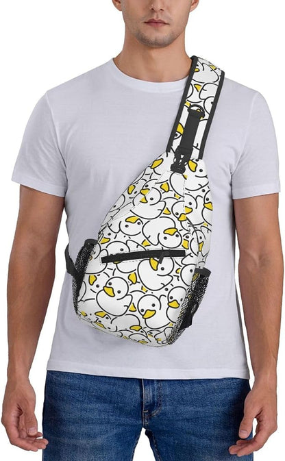 Cute Duck Sling Bag For Women Men Fashion Duck Backpack Crossbody Shoulder Bag - Image 7