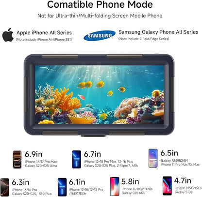 Underwater Phone Case for Snorkeling, Professional Deep Diving Waterproof Phone - Image 2