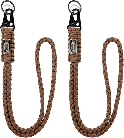 DDOUT Heavy Duty Paracord Lanyard 550 Paracord Braided Keychain by DDOUTOutdoor