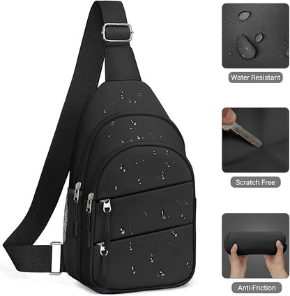 Tuwubi Crossbody Bags for Women, Sling Bag for Men, Small Hiking Backpack Anti - Image 5