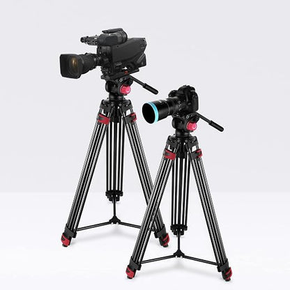 NEEWER 79"/200cm Video Tripod, Heavy Duty Aluminum Alloy Camera Tripod Stand - Image 9