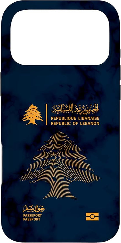 Lebanon, Lebanon Passport, Lebanon Flag, Lebanon map. Case by Unknown
