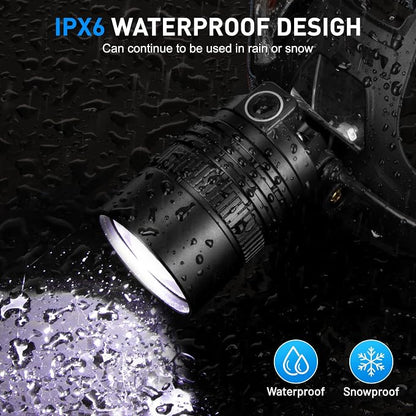 crazybrace Rechargeable Led Headlamp 2Pack, 99000 Lumen Super Bright Head Lamp - Image 7