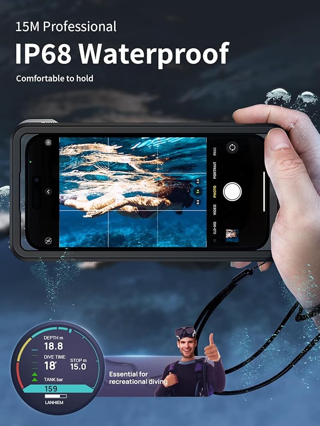 Lanhiem Snorkeling Underwater Phone Case - Image 2