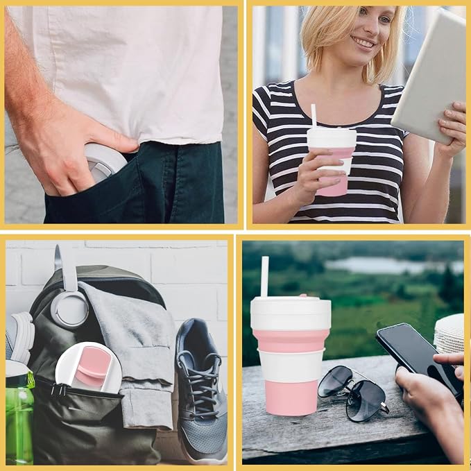 12 OZ Collapsible Travel Cup - Image 7