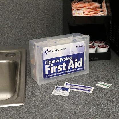 First Aid Only 59695 Clean & Protect Everyday Emergency First Aid Kit - Image 4