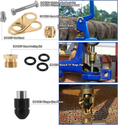850 Sb Parts Kit Yard Water Hydrant Repair Rebuild Kit & 8842 Plunger Fit - Image 5
