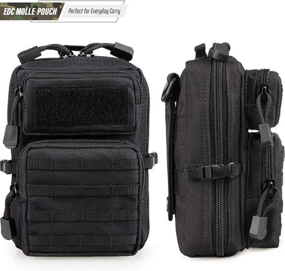 LIVANS Tactical Molle Utility Pouch, EDC Tool Pouch Tactical Phone Pouches Mini - Image 4