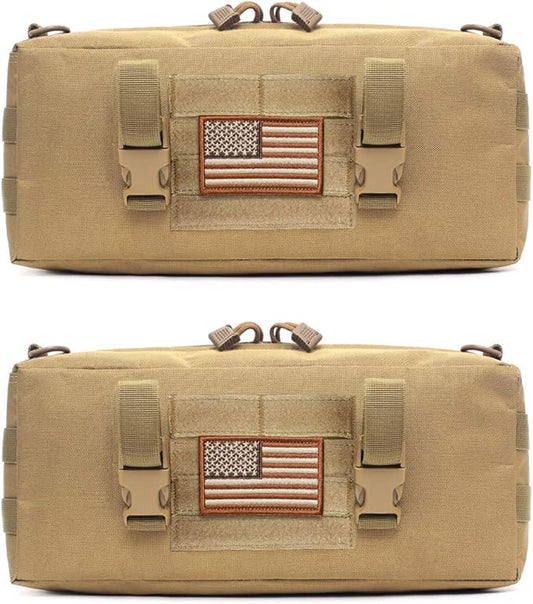 WYNEX Large Molle Pouch, Tactical Molle Bag Vertical Admin Pouch, Modular by WynexTactical