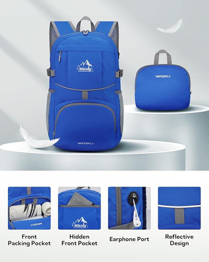 WATERFLY Hiking Packable Daypack Backpack: 25L Ultra Lightweight Day Pack - Image 3