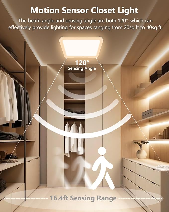 Rechargeable Motion Sensor Ceiling Light - Image 4