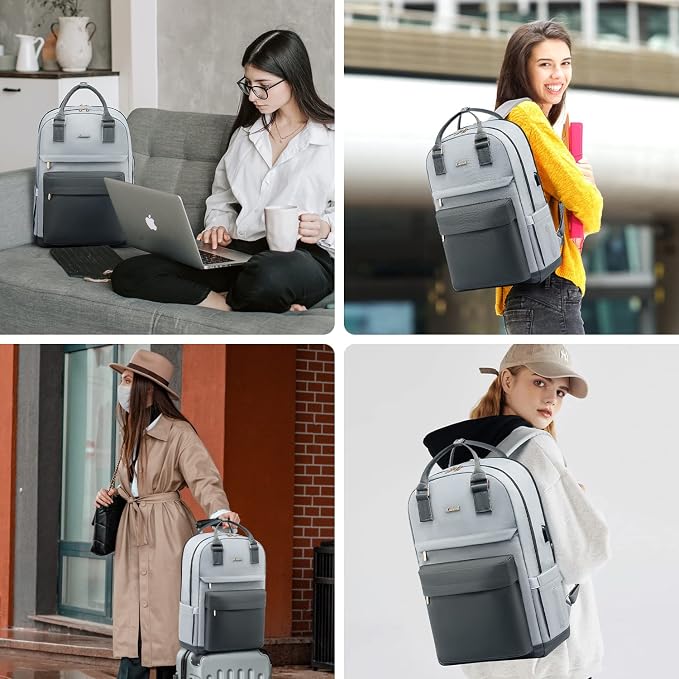 LOVEVOOK Laptop Backpack for Women Men, 17.3 Inch Laptop Bag - Image 2