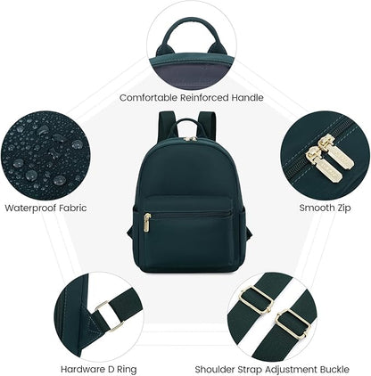 LOVEVOOK Mini Backpack for Women Light Weight Small Waterproof Backpack Purses - Image 5