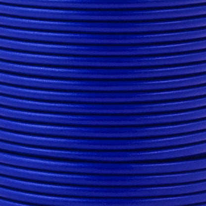 Mandala Crafts Round Genuine Blue Leather Cord - Image 3