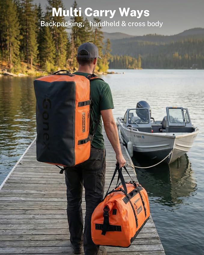 Gonex Waterproof Duffel Bag, 150L Heavy Duty Dry Duffle Bag - Image 4